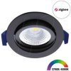 ED-10080 ZigBee LED recessed spotlight, dimmable, 6 W, 450 lm, RGBW, roun