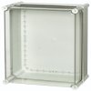 Obudowa ogólnego użytku Poliwęglan szerokość zew. 280 mm długość zew. 180 mm wys. zew. 380 mm Fibox IP65 Szary