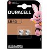 Alkali manganese-button cell, LR43, 1.5 V, 73 mAh, LR43, package with 2 pieces