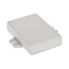 Obudowa plastikowa Kradex Z24JAU - 66x47x16mm jasna z uszami