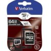 KARTA SDXC MICRO 64GB VERBATIM CL10+AD