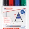 4-363-4 Whiteboard marker/four colours/1.0 - 5.0 mm