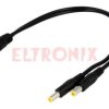 TRÓJNIK ZASILANIA DC GN/2XWT5.5/2.1 WTYK 9.5MM PROSTY