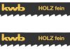 Brzeszczoty do wyrzynarek, do obróbki drewna, ząb specjalny, HCS, 2 x drobne kwb 610130 2 szt.