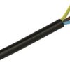 Przewód; sterowniczy; H03VV-F (OMYo); 3x1,50mm2; linka; Cu; czarny; okrągły; PVC; 7,9mm; 300/300V; Zamel Cet; RoHS