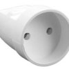 GAC250PL-CKW-2P Gniazdo 250V - standard PL - 2 biegunowy, białe 16A - na kabel