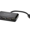 Kensington K39120EU USB-Hub 4 porty USB-A USB 2.0 480 MBit/s czarny HUB USB 2.0 4-Port