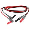 Kable przewody pomiarowe do miernika (wtyk kątowy / sonda pomiarowa) 2x 1m czarny + czerwony CAT III 1000V UNI-T L09