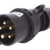 015-6X Złącze Zasilające 3-Fazowe Ac, Wtyk Męski, 16A/400Vac, Ip44