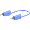 Stäubli 641030-07523 LK-4N-F10 Test lead 75 cm blue stackable plugs