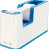 Leitz Dozownik taśmy WOW 5364 biały, niebieski Maksymalna szerokość rolki: 19 mm Maksymalna długość rolki 33 m