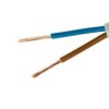 Kabel prądowy OMY 2x0,75mm okrągły linka 1m H03VV-F biały