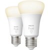 Philips 871951428919200 Hue LED Light Bulb 2pk 1050lm Warm White E27 Dimmable