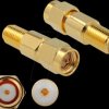 89991 Adapter SMA plug > RP-SMA jack