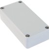 PC miniature enclosure, (L x W x H) 40 x 80 x 22 mm, light gray (RAL 7035), IP68, 1551WKGY
