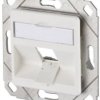 Keystone gniazdo przyłączeniowe UPk 1 port bez wyposażenia, czysta biel