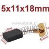 Szczotki węglowe 5x11x18mm; do elektronarzędzi