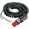 Connection cable, automotive universal plug to open end, 2 pole, 3 m, 0.75 mm², black, 67838000