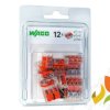 (blister 12szt) Złączka instalacyjna, szybkozłączka 3 x 0,2 - 4mm2 221-413 WAGO