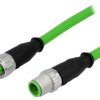 Złącze M12 męsko-żeńskie proste 7,5m 4-PIN 21349293405075