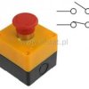 Przycisk bezp. grzyb STOP w obud. NO+ NC