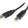 Kabel USB Złącze A USB A Złącze B USB B dł. 3m Kabel USB-A do USB-B USB 2.0 kolor: Czarny