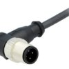 Złącze M12 Męskie Kątowe 0,5M 4-Pin 21348600491005