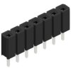 Socket header, 7 pole, pitch 2.54 mm, straight, BL LP 1 7 S