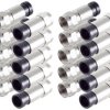 Shiverpeaks BS15-300314 Złącze męskie F Kompresja Złącza: Złącze F Średnica kabla: 7 mm 10 szt.