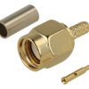 Wtyk; SMA; M-SMA-174-P; na przewód; RG174 50 Ohm; zaciskany; proste; impedancja 50 Ohm; Connectar; RoHS