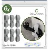 Quadrios 23CA246 Cable Mounts Self-adhesive 3M Tape Grey 6 pcs