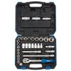 Draper 16363 1/2" Sq. Dr. Combined MM/AF Socket Set (33 Piece)