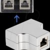 87860 RJ45 Splitter / T Adapter 1 x RJ45 jack to 2 x RJ45 jack Cat.5e