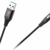 KABEL USB C REBEL 2M CZARNY