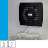 Wentylator domowy Eol 100 Onyx przewód z wtyczką, fi 100 mm, kolor czarny