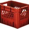 LA-KA-PE VTK 400/270-1 Pojemnik do sztaplowania nadaje się na żywność (D x S x W) 400 x 300 x 270 mm czerwony 4 szt.