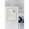 Magnetoplan 1130402 Magnetic frame Yellow A3 for Whiteboards and Notice Boards