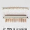 64-way Eurocard socket DIN41612 wirewrap (905-72186H) - Bicc-Vero