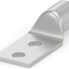 Uninsulated rectangular contact tab with hole, AWG 7.7 to 7.3, 14.27 mm, 696683-1