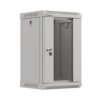 Szafa instalacyjna RACK wisząca 10 9U 300X300 szara drzwi przeszkloneLANBERG (FLAT PACK) WF11-3309-10S