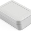 ABS handheld enclosure, (L x W x H) 70 x 50 x 30 mm, gray (RAL 7046), IP54, 1552D1GY