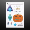 Adafruit #ElectronicHalloween Halloween Sticker Sheet Set 1