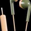 HA-F19M-GC-E Retro Earbuds, Hands-Free Function, Khaki/Beige