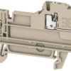 Initiator/actuator terminal block, push-in connection, 0.5-1.5 mm², 13.5 A, 4 kV, dark beige, 1992240000