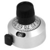 G-16-1-11 Gałka precyzyjna z licznikiem Śr.osi: 6,35mm Ø22,2x22,2mm