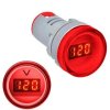 3 szt. Czerwone 22MM AD16 AD16-22DSV Typ napięciomierza AC 60-500V Mini Wskaźnik napięcia LED Wyświetlacz cyfrowy Lampka kontrol