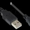 USB 2.0 male A > male mini-B, 0,15m