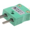 Termopara z odsłoniętym złączem K średnica 1/0.508mm długość 2m -60°C do +350°C Wtyk miniaturowy RS PRO