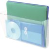 Deflecto DocuPocket 73101 Uchwyt na prospekty ścienny przeźroczysty DIN A4 poprzeczny 1 szt. (S x W x G) 331 x 190 x 105