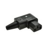 Gniazdo AC IEC C13 zasil.komp.na kabel kątowe / PC-114